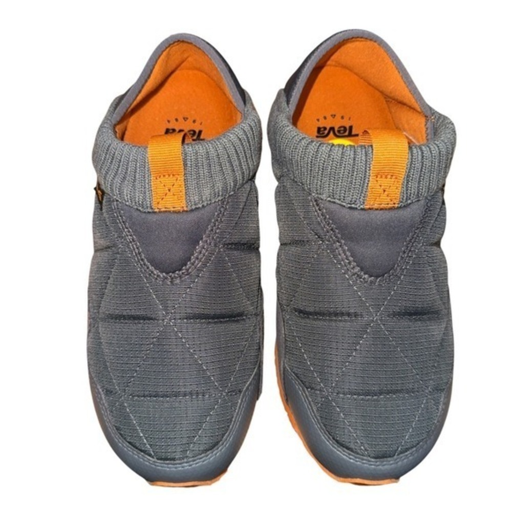 NEW Teva ReEmber Mule Slipper Womens‎ 6.5 Grey Quilted Slip On Collapsible Heel